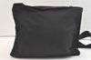 Authentic PRADA Nylon Tessuto Leather Shoulder Cross Body Bag Purse Black 2691K