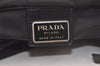 Authentic PRADA Nylon Tessuto Leather Shoulder Cross Body Bag Purse Black 2691K