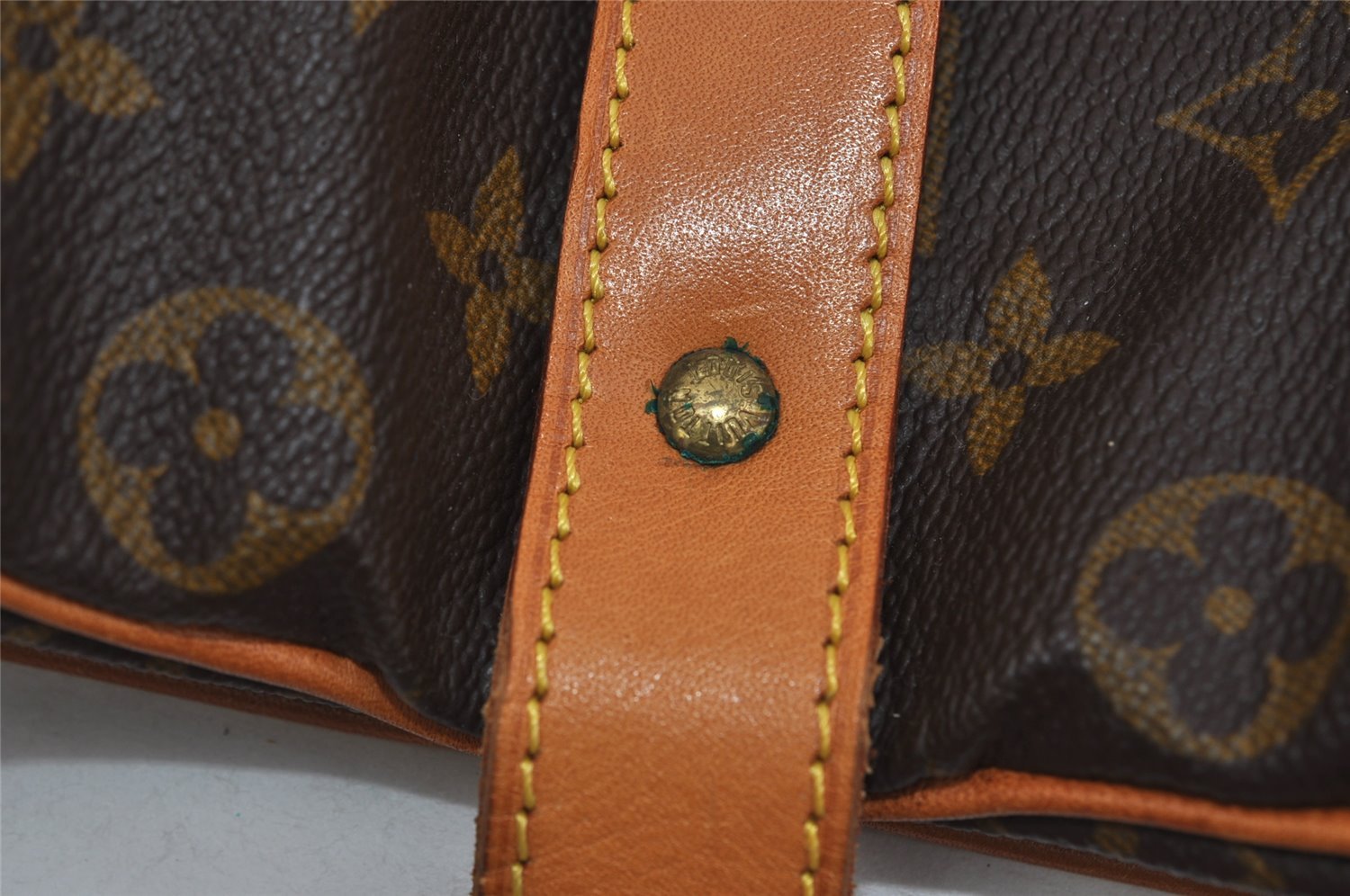 Authentic Louis Vuitton Monogram Saumur 35 Shoulder Cross Bag M42254 LV 2693I