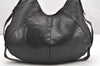 Authentic YVES SAINT LAURENT Rive Gauche Monbasa Shoulder Hand Bag Black 2693K