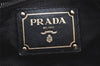 Authentic PRADA Nylon Tessuto Leather Shoulder Cross Body Bag Purse Black 2696K