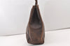 Authentic Salvatore Ferragamo Vara Leather Shoulder Tote Bag Brown SF 2697J