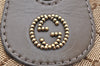 Authentic GUCCI Scarlett Tote Hand Bag GG Canvas Leather 269953 Brown 2697K