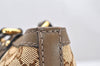 Authentic GUCCI Scarlett Tote Hand Bag GG Canvas Leather 269953 Brown 2697K