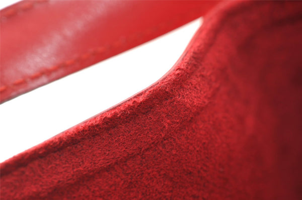 Authentic Louis Vuitton Epi Randonnee PM Shoulder Bag Red LV 2698I