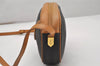 Authentic YVES SAINT LAURENT Shoulder Cross Body Bag PVC Leather Black 2699J