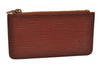 Authentic Louis Vuitton Epi Pochette Cles Coin Case Purse Brown M63803 LV 2700J