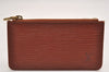 Authentic Louis Vuitton Epi Pochette Cles Coin Case Purse Brown M63803 LV 2700J