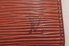 Authentic Louis Vuitton Epi Pochette Cles Coin Case Purse Brown M63803 LV 2700J