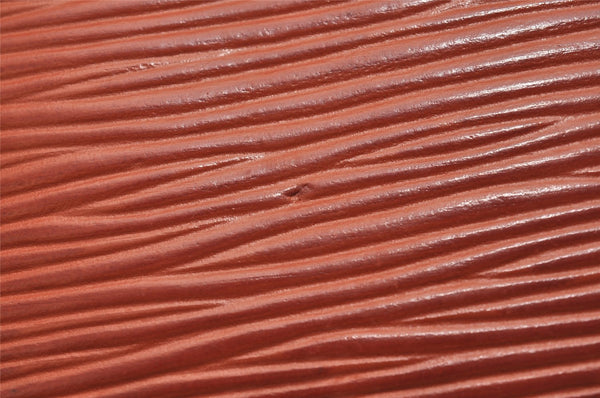 Authentic Louis Vuitton Epi Pochette Cles Coin Case Purse Brown M63803 LV 2700J