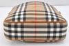 Authentic BURBERRY Nova Check Shoulder Cross Body Bag Canvas Leather Beige 2700K