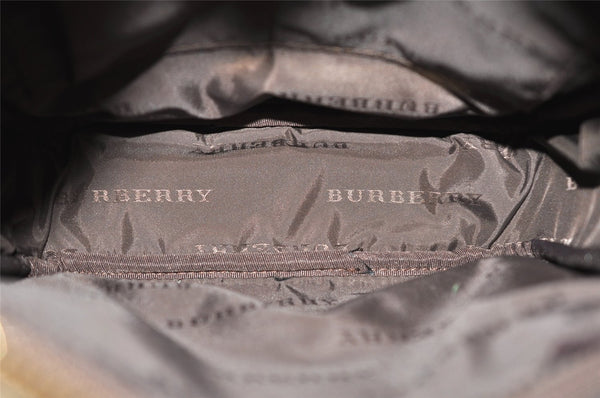 Authentic BURBERRY Nova Check Shoulder Cross Body Bag Canvas Leather Beige 2700K
