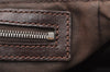 Authentic FENDI Zucca Mamma Baguette Shoulder Bag Canvas Leather Brown 2702I