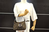 Authentic FENDI Zucca Mamma Baguette Shoulder Bag Canvas Leather Brown 2702I