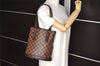 Authentic Louis Vuitton Damier Marais Bucket Shoulder Tote Bag N42240 LV 2703I