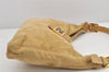 Authentic FENDI Vintage Shoulder Hand Bag Purse Suede Leather Beige 2703K