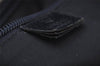 Authentic GUCCI Sherry Line Tote Bag GG Canvas Leather 131230 Navy Blue 2704J