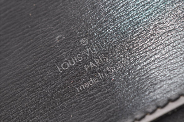 Authentic Louis Vuitton Epi Cluny Shoulder Bag Purse Black M52252 LV 2705I