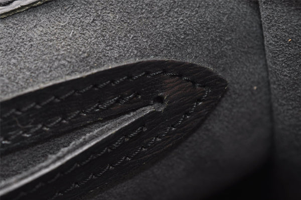 Authentic Louis Vuitton Epi Cluny Shoulder Bag Purse Black M52252 LV 2705I