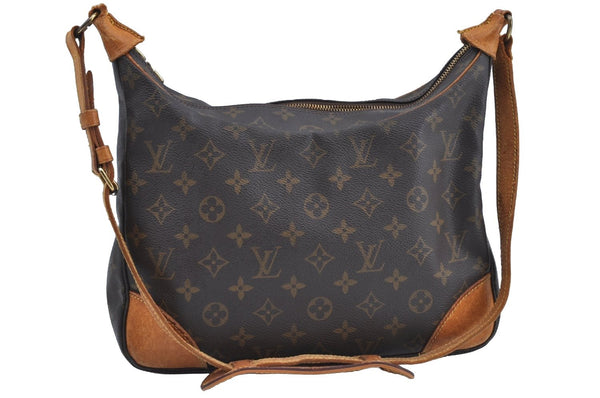 Authentic Louis Vuitton Monogram Boulogne 30 Shoulder Cross Bag M52165 LV 2706I