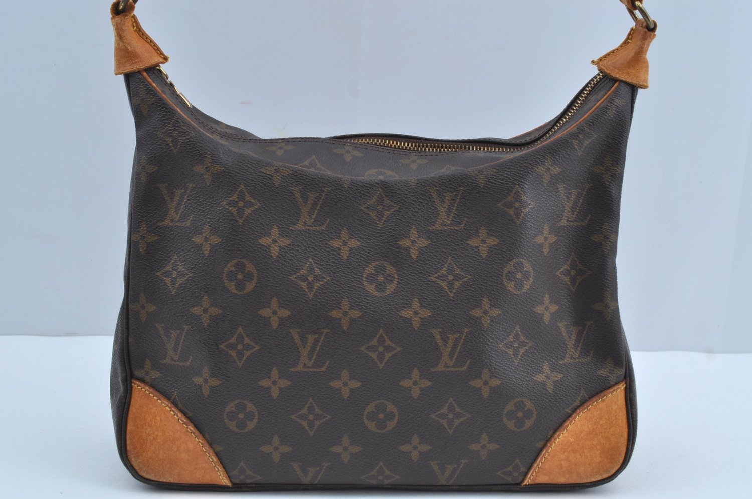 Authentic Louis Vuitton Monogram Boulogne 30 Shoulder Cross Bag M52165 LV 2706I