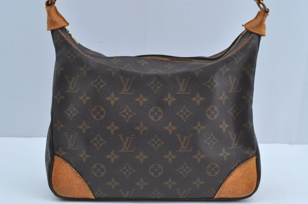 Authentic Louis Vuitton Monogram Boulogne 30 Shoulder Cross Bag M52165 LV 2706I