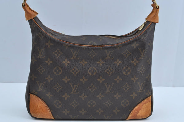 Authentic Louis Vuitton Monogram Boulogne 30 Shoulder Cross Bag M52165 LV 2706I