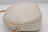 Authentic GUCCI Vintage Shoulder Cross Body Bag Purse Leather White 2706J