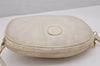 Authentic GUCCI Vintage Shoulder Cross Body Bag Purse Leather White 2706J