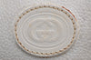 Authentic GUCCI Vintage Shoulder Cross Body Bag Purse Leather White 2706J