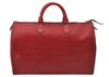 Authentic Louis Vuitton Epi Speedy 35 Hand Boston Bag Red M42997 LV 2708J
