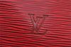 Authentic Louis Vuitton Epi Speedy 35 Hand Boston Bag Red M42997 LV 2708J