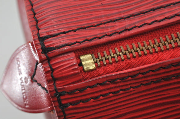 Authentic Louis Vuitton Epi Speedy 35 Hand Boston Bag Red M42997 LV 2708J