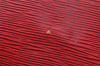 Authentic Louis Vuitton Epi Speedy 35 Hand Boston Bag Red M42997 LV 2708J