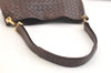 Authentic BOTTEGA VENETA Intrecciato Leather Shoulder Hand Bag Purse Brown 2708K