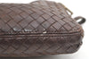 Authentic BOTTEGA VENETA Intrecciato Leather Shoulder Hand Bag Purse Brown 2708K