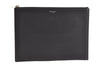 Authentic SAINT LAURENT Clutch Bag Pouch Purse Leather Black 397294 YSL 2709K