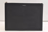 Authentic SAINT LAURENT Clutch Bag Pouch Purse Leather Black 397294 YSL 2709K