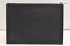 Authentic SAINT LAURENT Clutch Bag Pouch Purse Leather Black 397294 YSL 2709K