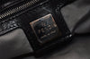 Authentic FENDI Mamma Baguette Shoulder Hand Bag Unborn Calf Leather Black 2710I
