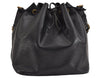 Authentic Louis Vuitton Epi Petit Noe Shoulder Drawstring Bag M59012 Black 2710J