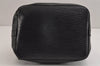 Authentic Louis Vuitton Epi Petit Noe Shoulder Drawstring Bag M59012 Black 2710J