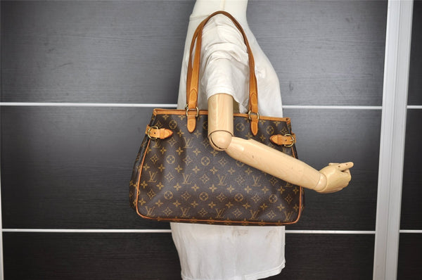 Authentic Louis Vuitton Monogram Batignolles Horizontal Tote Bag M51154 LV 2711I