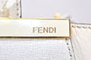 Authentic FENDI PETITE 2JOURS Leather 2Way Shoulder Hand Bag Purse White 2712K