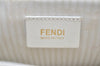 Authentic FENDI PETITE 2JOURS Leather 2Way Shoulder Hand Bag Purse White 2712K