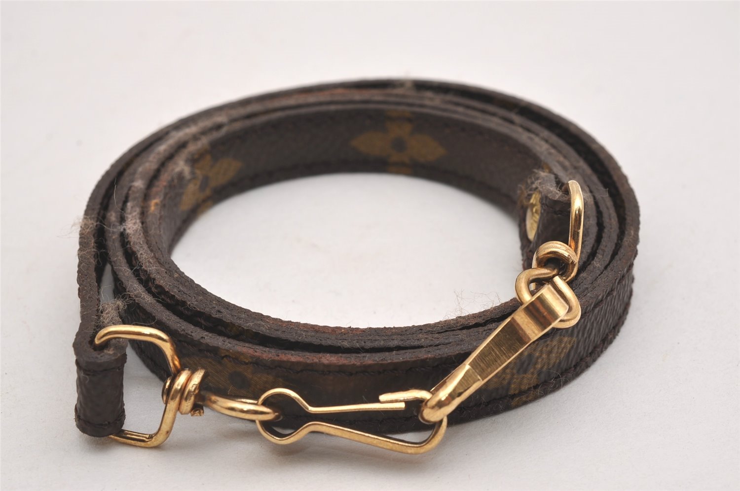 Auth Louis Vuitton Monogram Pochette Double Rabat Shoulder Bag M51815 LV 2713I