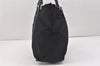 Authentic PRADA Nylon Tessuto Saffiano Leather Shoulder Tote Bag Black 2715K