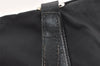 Authentic PRADA Nylon Tessuto Saffiano Leather Shoulder Tote Bag Black 2715K