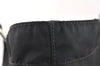 Authentic PRADA Nylon Tessuto Saffiano Leather Shoulder Tote Bag Black 2715K