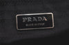 Authentic PRADA Nylon Tessuto Saffiano Leather Shoulder Tote Bag Black 2715K